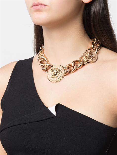 versace collective|versace necklace.